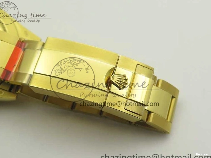 MiroTime 0307 Daytona 116589RBOW YG Rainbow Crystal BLF Best Edition Black Dial on YG Bracelet A ZeroBulk 3352